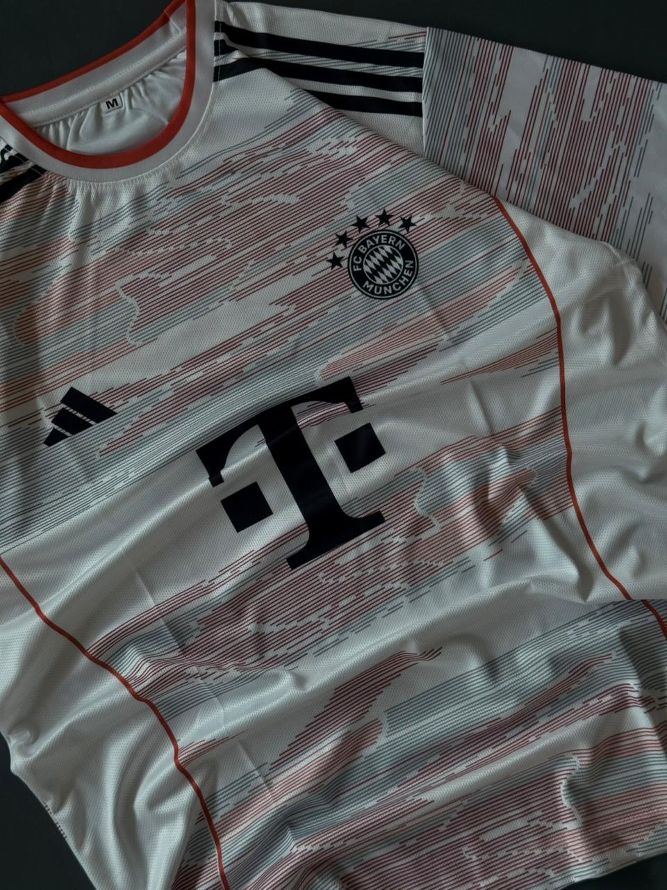 Thomas Müller Bayern Munich 2023/24 Away Jersey – White #25 Football Shirt | Sublimation | Kit Culture