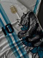 Lionel Messi Argentina #10 Graphic Jersey – Dragon kit | Kit Culture