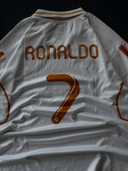 Cristiano Ronaldo 2011/12 Real Madrid Home Jersey – White #7 | Oversize Embroidery| Kit Culture