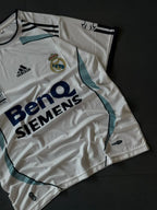 Real Madrid 2006-07 Beckham #23 Retro Jersey – White Home Kit | Oversize Sublimation | Kit Culture