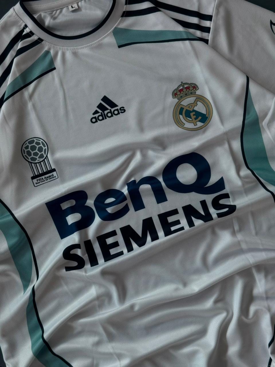 Real Madrid 2006-07 Beckham #23 Retro Jersey – White Home Kit | Oversize Sublimation | Kit Culture