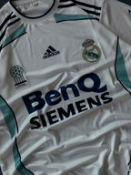 Real Madrid 2006-07 Beckham #23 Retro Jersey – White Home Kit | Oversize Sublimation | Kit Culture