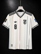 Japan 2024 Special Edition Jersey Minamino #8 – V Neck Sublimation | Football Kit | Kit Culture