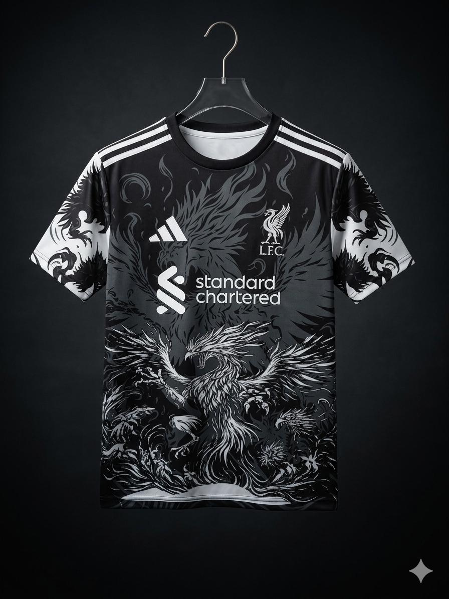 Liverpool Black Dragon Edition Football Jersey – Sublimation | Kit Culture