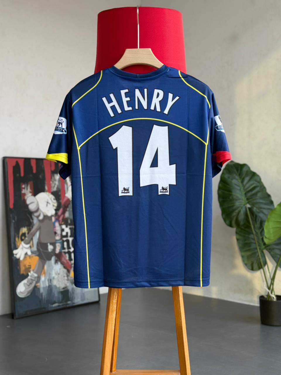 Arsenal 2005 Away Jersey Henry #14 – Retro Oversize | Sublimation | Football Kit | Kit Culture