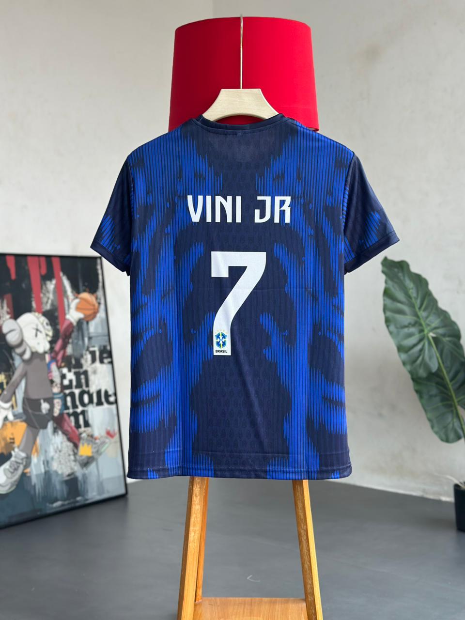 Brazil Away Jersey 2025/26 – Vinícius Júnior #7 | Sublimation | Kit Culture