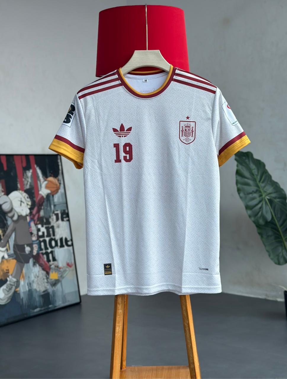 Lamine Yamal #19 Spain Away Jersey 2026 – Spain Retro Football Shirt | Kit Culture