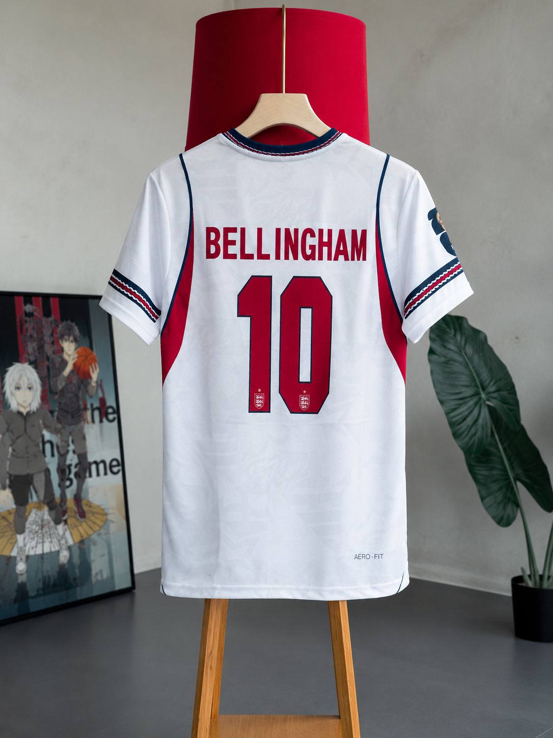 England Home Jersey 2025/26 – Bellingham #10 | Sublimation | Kit Culture