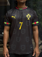 Portugal Black Ronaldo #7 Jersey – Sublimation | Kit Culture