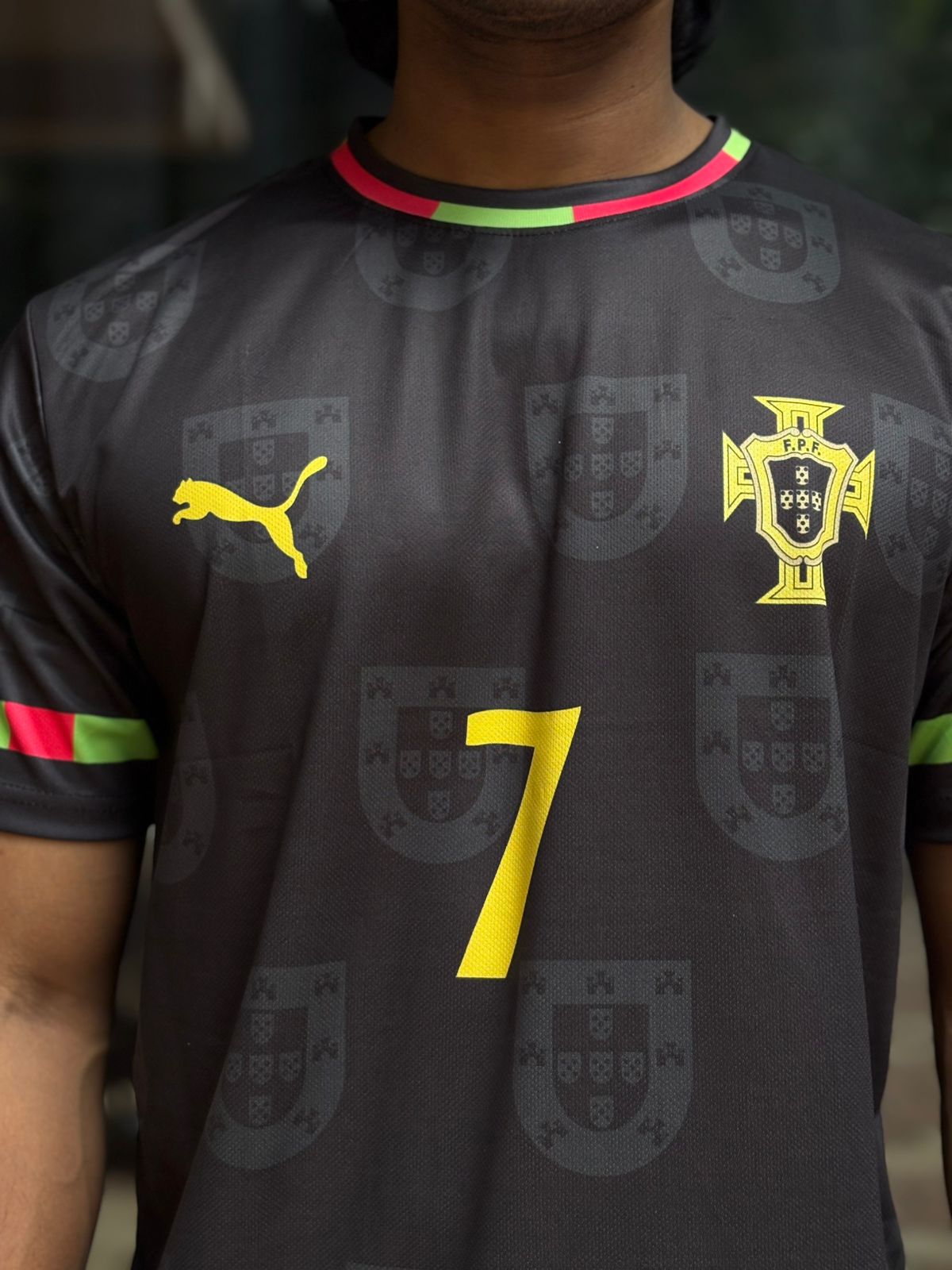 Portugal Black Ronaldo #7 Jersey – Sublimation | Kit Culture