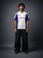 Fiorentina Batistuta #9 | Retro Football Jersey – White & Purple | Sublimation Collar | Kit Culture