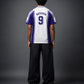 Fiorentina Batistuta #9 | Retro Football Jersey – White & Purple | Sublimation Collar | Kit Culture