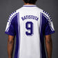 Fiorentina Batistuta #9 | Retro Football Jersey – White & Purple | Sublimation Collar | Kit Culture