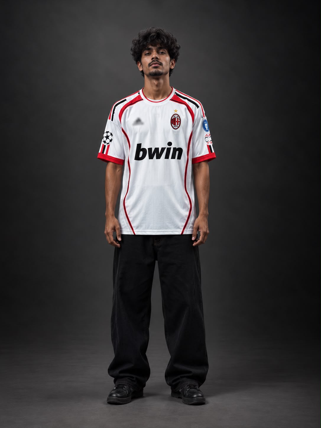 AC Milan Maldini 3 Retro White Jersey | Embroidery | Kit Culture