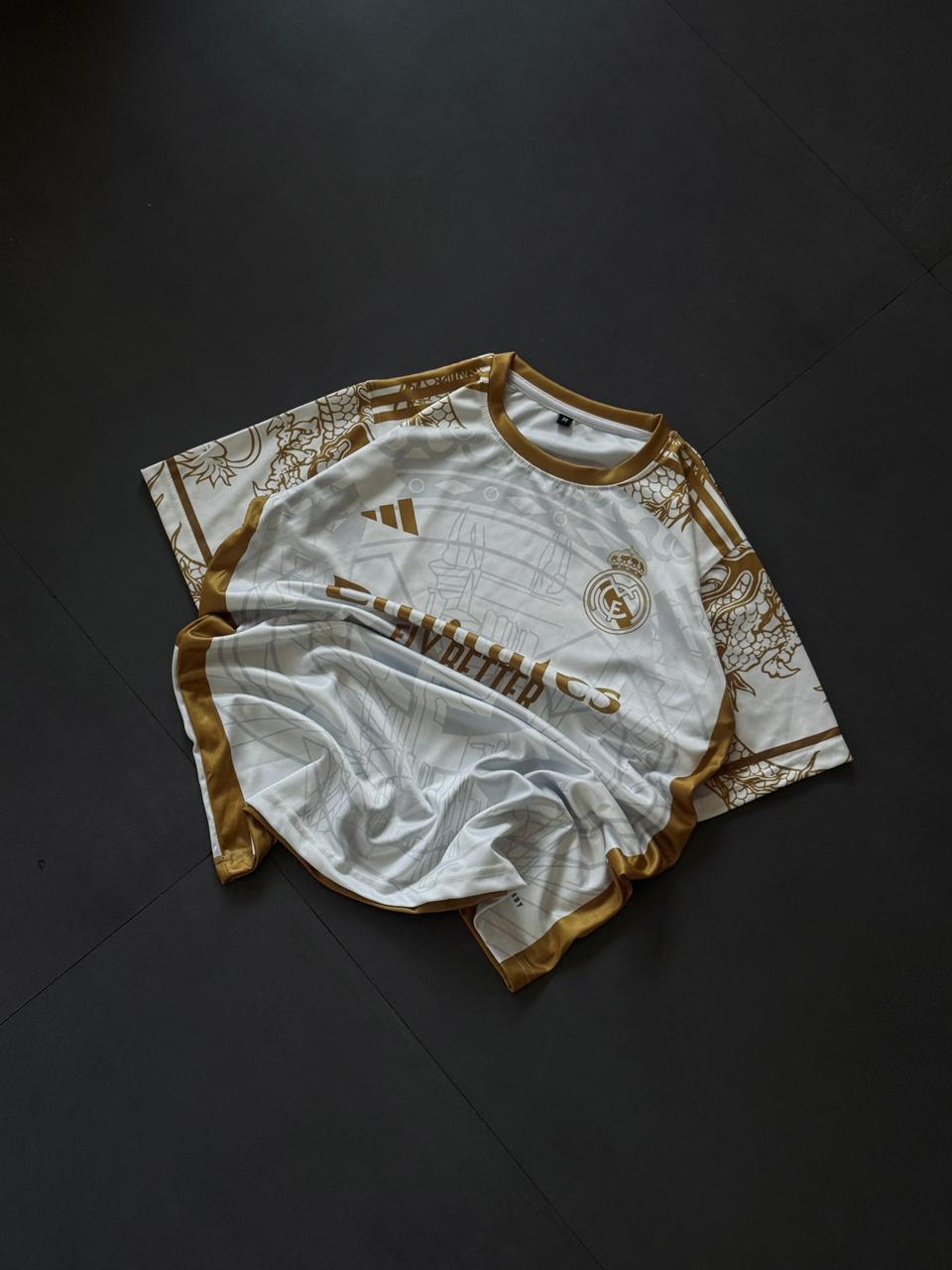 Real Madrid Ronaldo 7 Gold Edition Jersey – Sublimation | Kit Culture