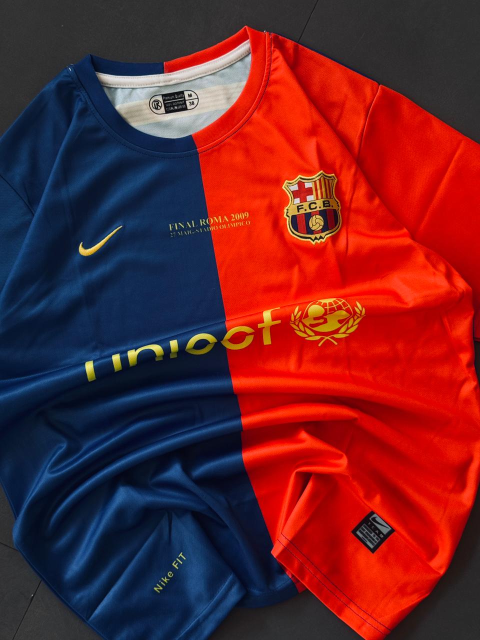 Barcelona 2009 Final Jersey – Messi #10 Retro UCL Kit | Classic embroidery  | Kit Culture