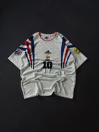 Zidane #10 France 1996/97 Away Jersey - Classc world cup retro shirt oversize | Kit Culture