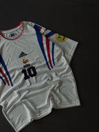 Zidane #10 France 1996/97 Away Jersey - Classc world cup retro shirt oversize | Kit Culture