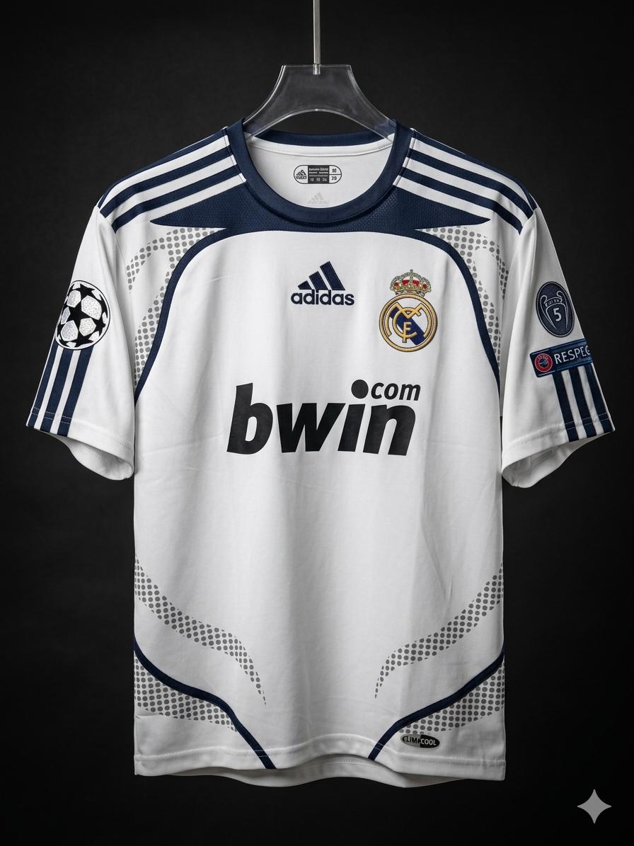 Real Madrid 2009 Home Jersey Sergio Ramos #4 – Retro Oversize Football Kit | Kit Culture