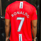 Cristiano Ronaldo #7 Manchester Retro Football jersey | Embroidery | Kit Culture