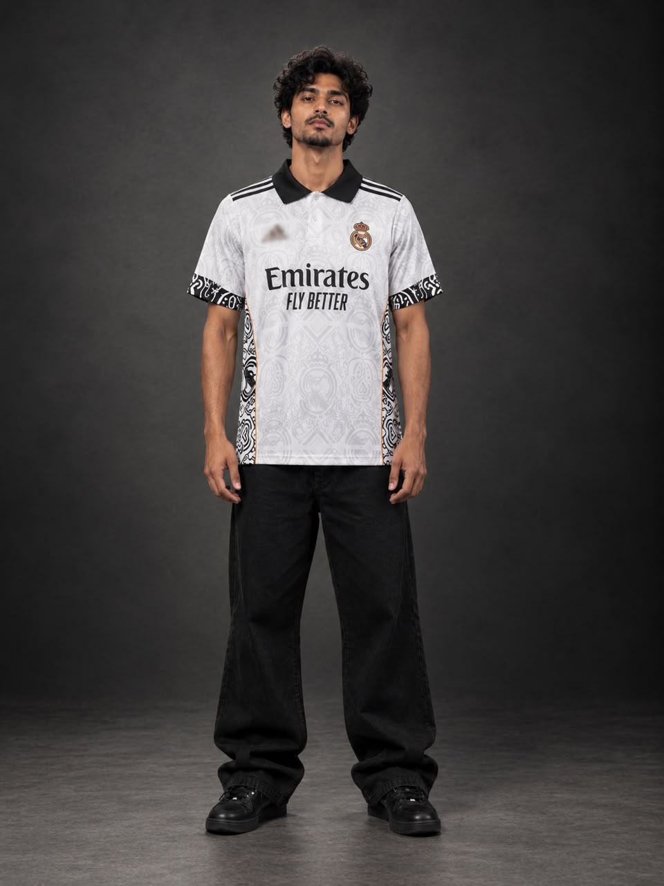 Real Madrid White Special Style Football Jersey | Sublimation Collar | Kit Culture