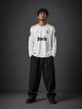Real Madrid Ronaldo 2009–10 Jersey – White Long Sleeve #7 Football Shirt - Sublimation - Kit Culture
