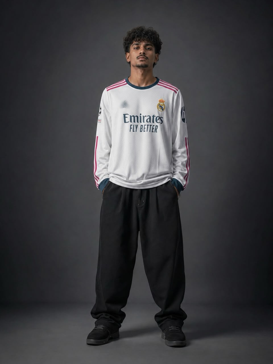 Real Madrid Mbappé 2026–27 Jersey – White Long Sleeve #10 Football Shirt - Embroidery - Kit Culture