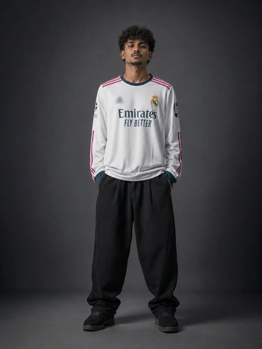 Real Madrid Mbappé 2026–27 Jersey – White Long Sleeve #10 Football Shirt - Embroidery - Kit Culture