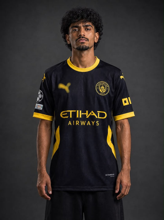 Cherki #10 Manchester City Away football Jersey | Sublimation | Kit Culture