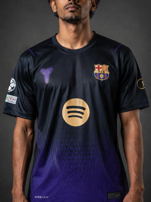 Pedri Barcelona Jersey 2026/27 | No. 8 Football Jersey | Black and Purple | Sublimation | Kit Culture
