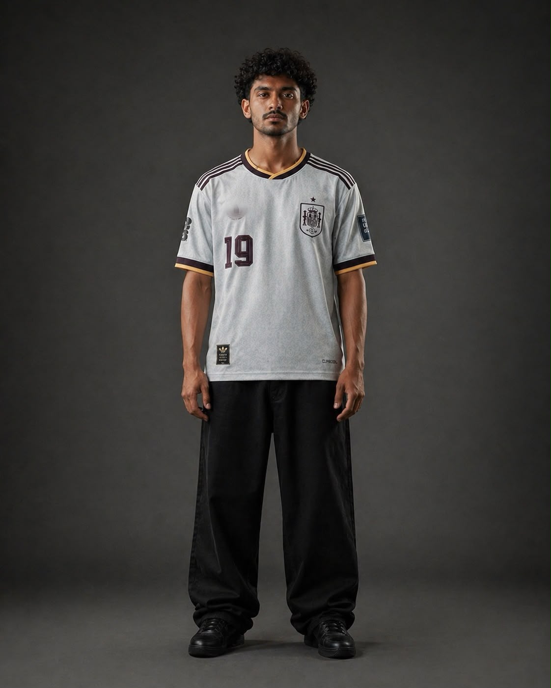 Lamine Yamal #19 Spain Away Jersey 2026 - Embroidered Logo | Kit Culture
