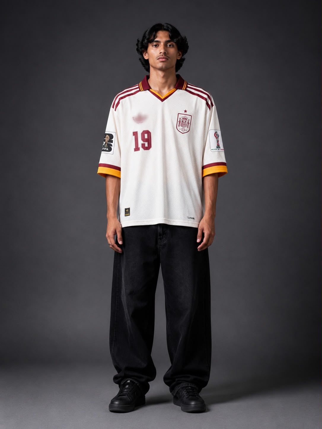 Spain 2026 Away Jersey – Lamine Yamal #19 | Oversize Collar | Kit Culture
