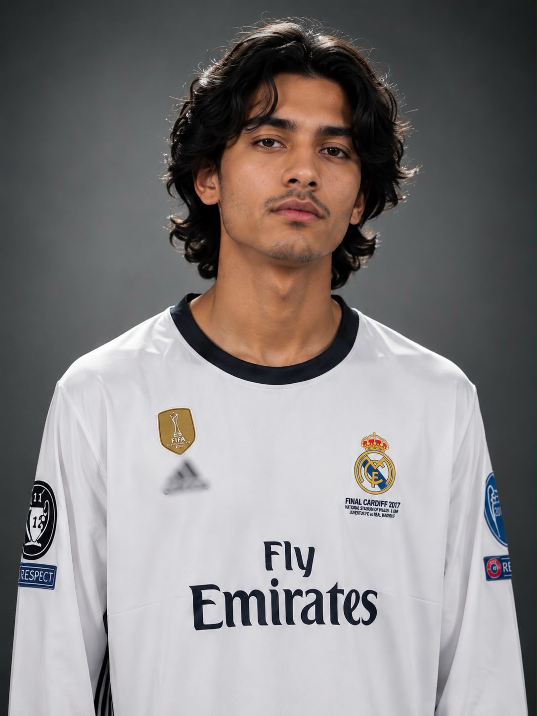 Real Madrid 2016/17 Home Long Sleeve Jersey – Ronaldo #7 | UEFA Champions League Final Cardiff 2017 Edition | Kit Culture