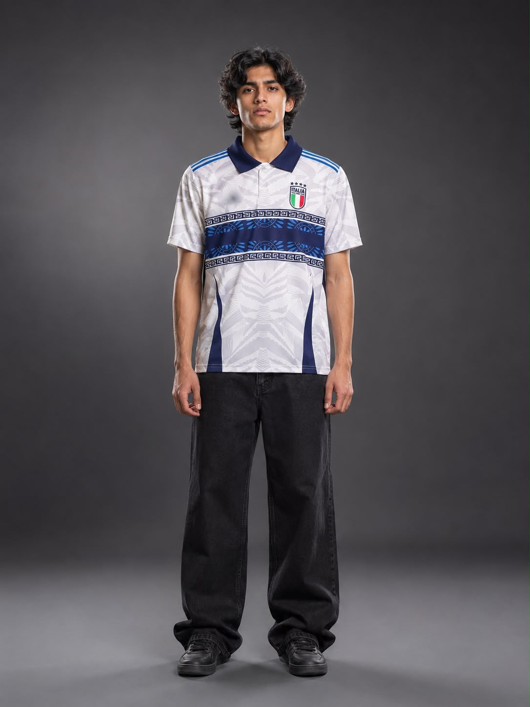 Italy Retro Jersey – Maldini #3 | Collar Football Shirt | Kit Culture
