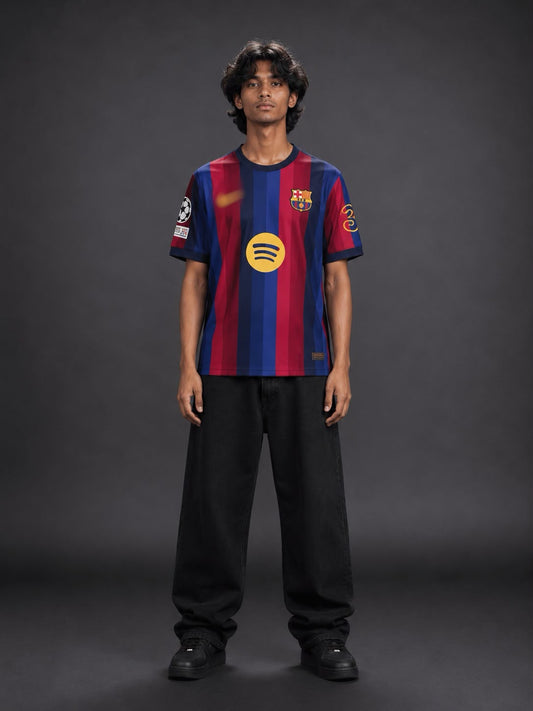 Barcelona 2026/27 Home Jersey – Lamine Yamal #10 | Sublimation Football Jersey | Kit Culture