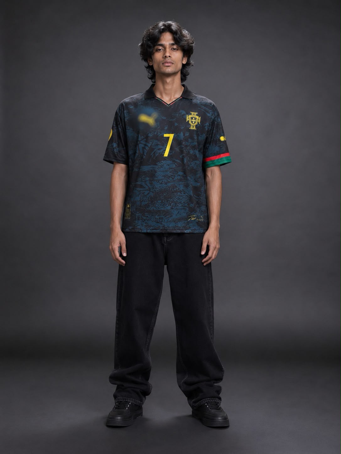 Portugal Ronaldo 7 2025 | Oversize Collar Football Jersey | Kit Culture