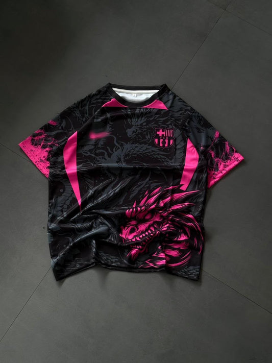 Barcelona Black Pink Dragon Edition Jersey | Sublimation | Kit Culture