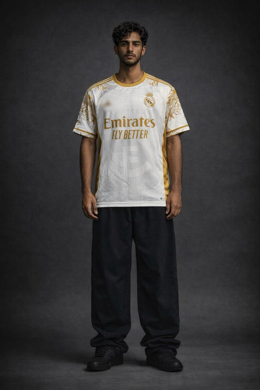 Real Madrid Ronaldo 7 Gold Edition Jersey – Sublimation | Kit Culture
