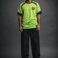 Barcelona Neon Green Away Jersey (Messi 30) – Embroidered Crest | Kit Culture