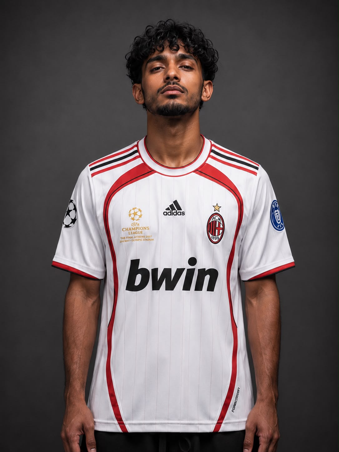 AC Milan 2006-07 Away Jersey – Paolo Maldini #3 | Champions League Final Edition | Retro Oversize | Kit Culture