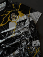 Real Madrid Black Gold Warrior Edition Jersey – Premium Graphic Football Shirt | Kit Culture