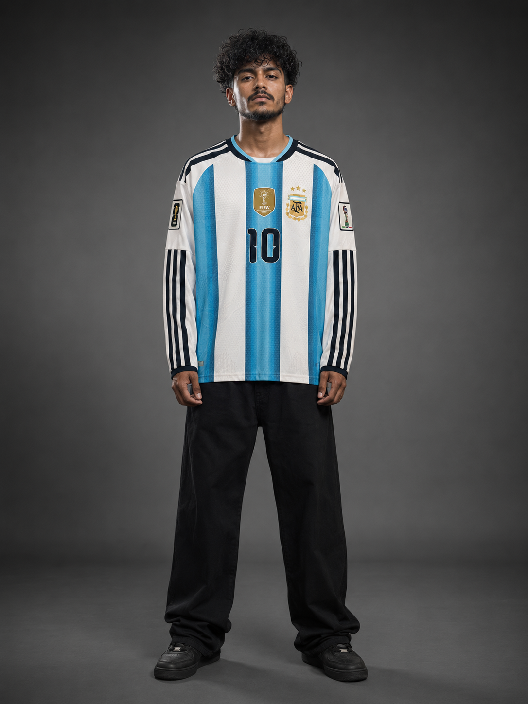 Argentina Messi 10 Home Jersey 2026 – Full Sleeve - Player Edition - Kit Culture