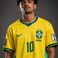 Brazil Neymar Jr #10 2026 Home Jersey – Player Edition - Kit Culture