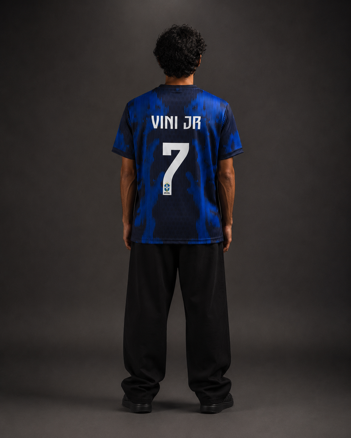 Brazil Away Jersey 2025/26 – Vinícius Júnior #7 | Sublimation | Kit Culture