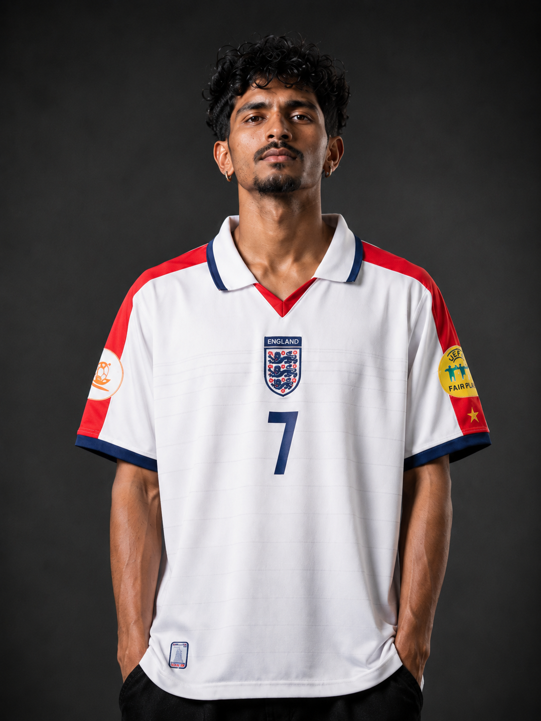England 2002 Home Jersey | Beckham #7 | Retro Football Shirt | Vintage England Kit | Kit Culture