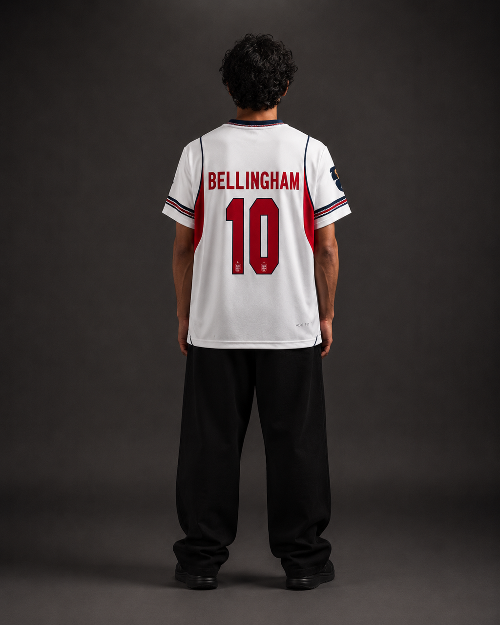 England Home Jersey 2025/26 – Bellingham #10 | Sublimation | Kit Culture