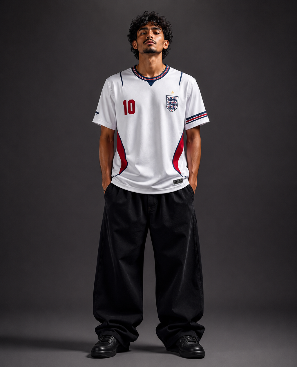 England Home Jersey 2025/26 – Bellingham #10 | Sublimation | Kit Culture