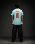 France 2025/26 Away Jersey – Mbappé #10 Mint Blue Football Shirt | Sublimation | Kit Culture