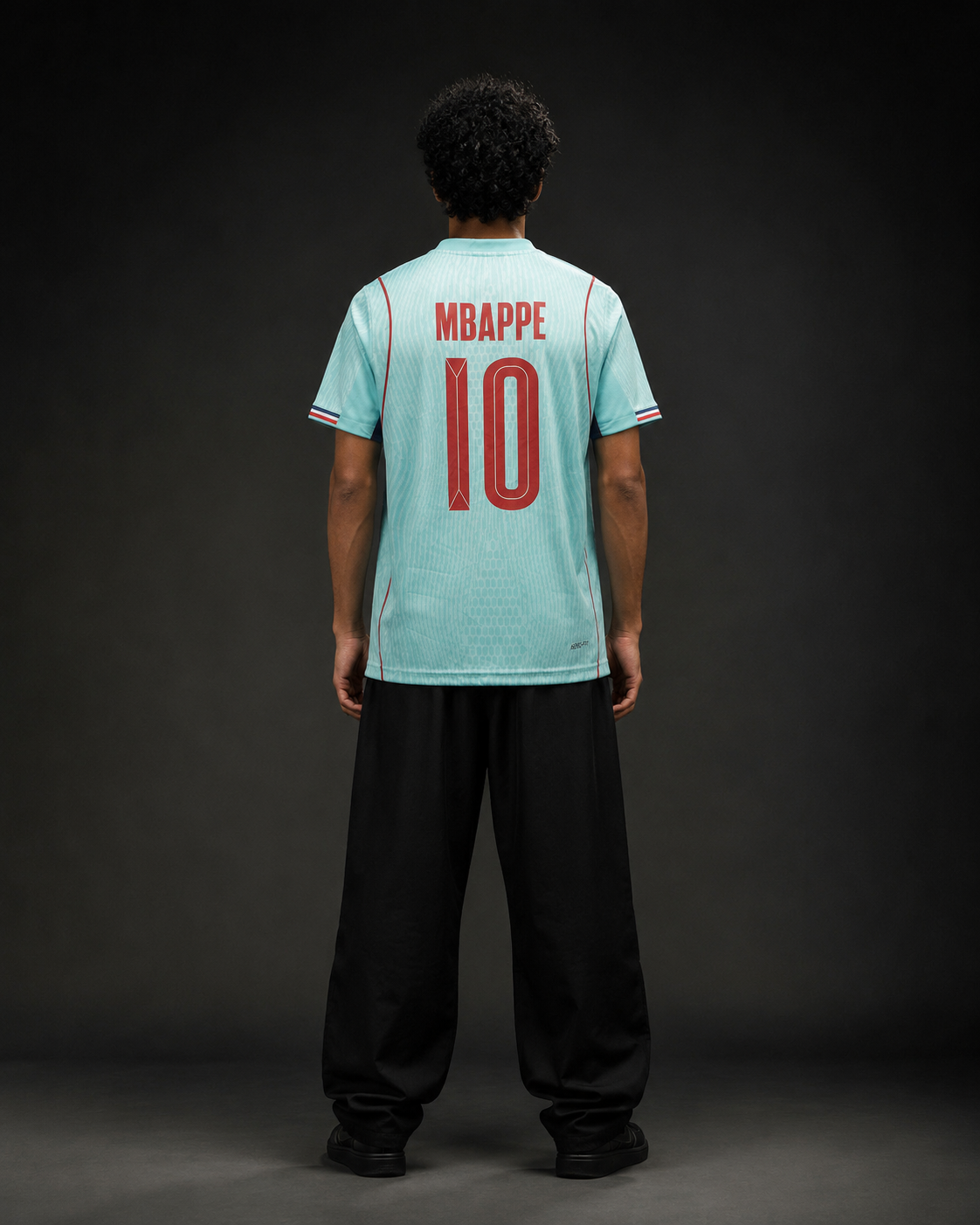 France 2025/26 Away Jersey – Mbappé #10 Mint Blue Football Shirt | Sublimation | Kit Culture