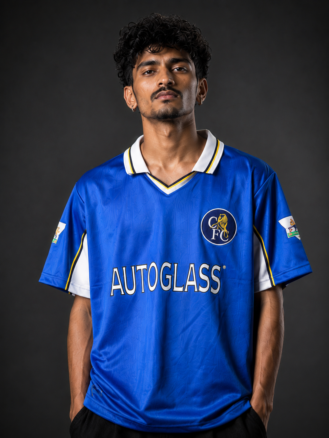 Chelsea 1997-99 Home Jersey - Gullit #4- Retro Football Shirt | Sublimation | Kit Culture